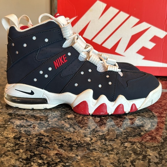 Nike Air Max2 CB ‘94 Obsidian USA Navy and Red Sneakers EUC 10.5 - Picture 7 of 17